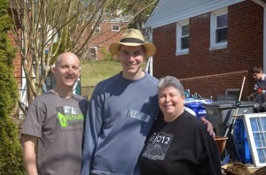 Bonnie with constituents at Habitat for Humanity Rebuilding Day      